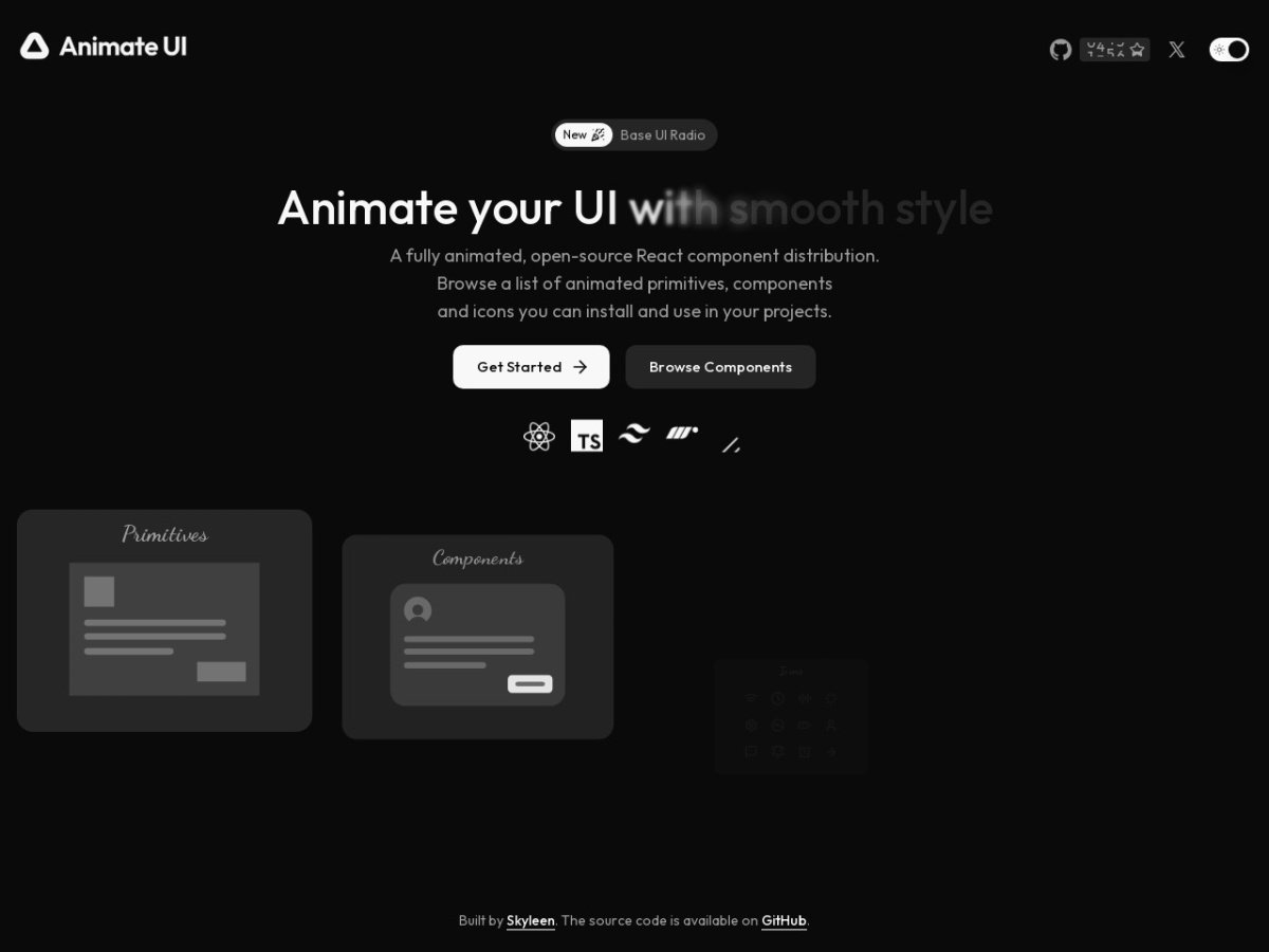 animate-ui.com screenshot preview