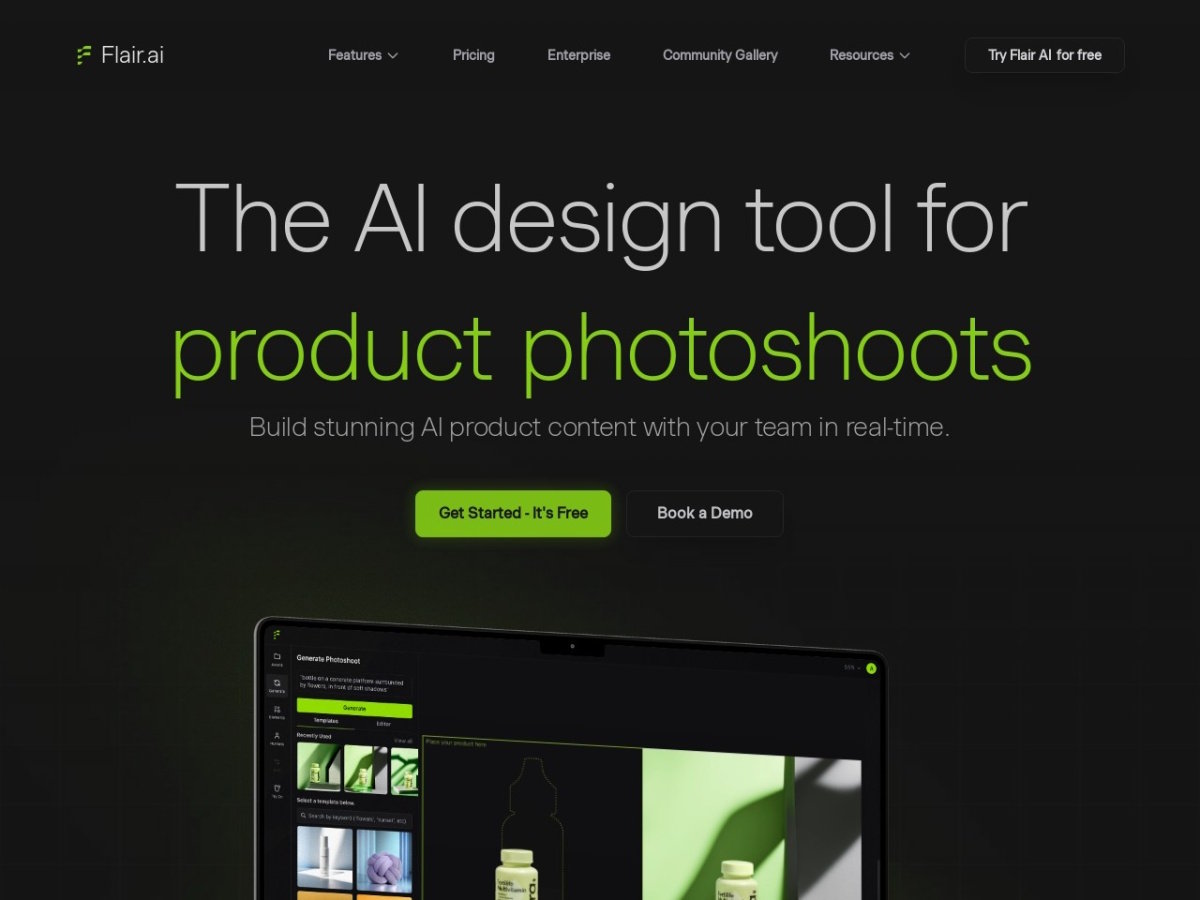 flair.ai screenshot preview