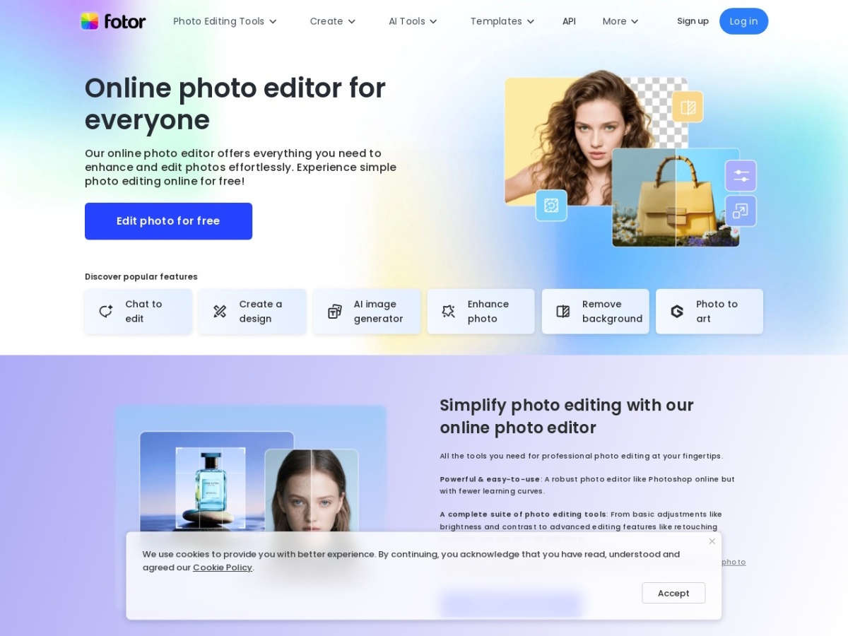 fotor.com screenshot preview