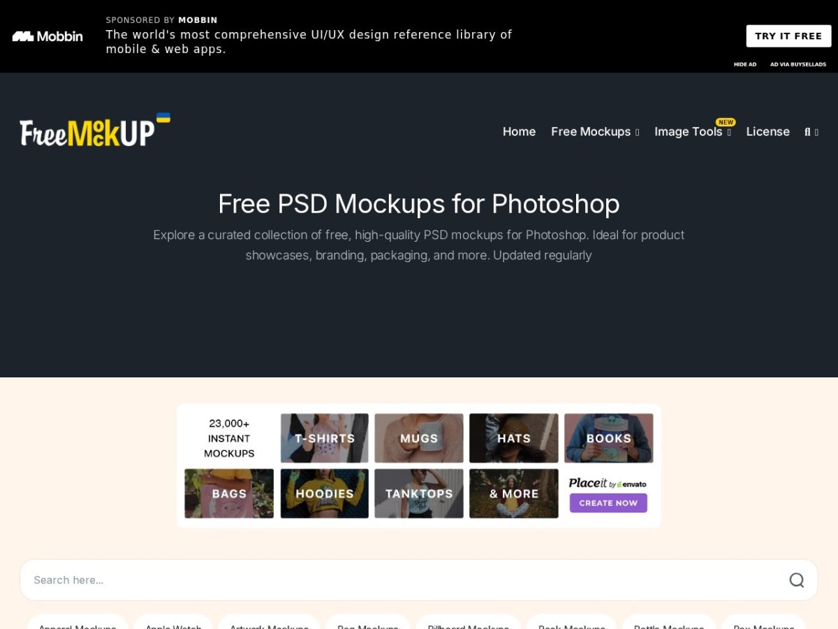 free-mockup.com screenshot preview