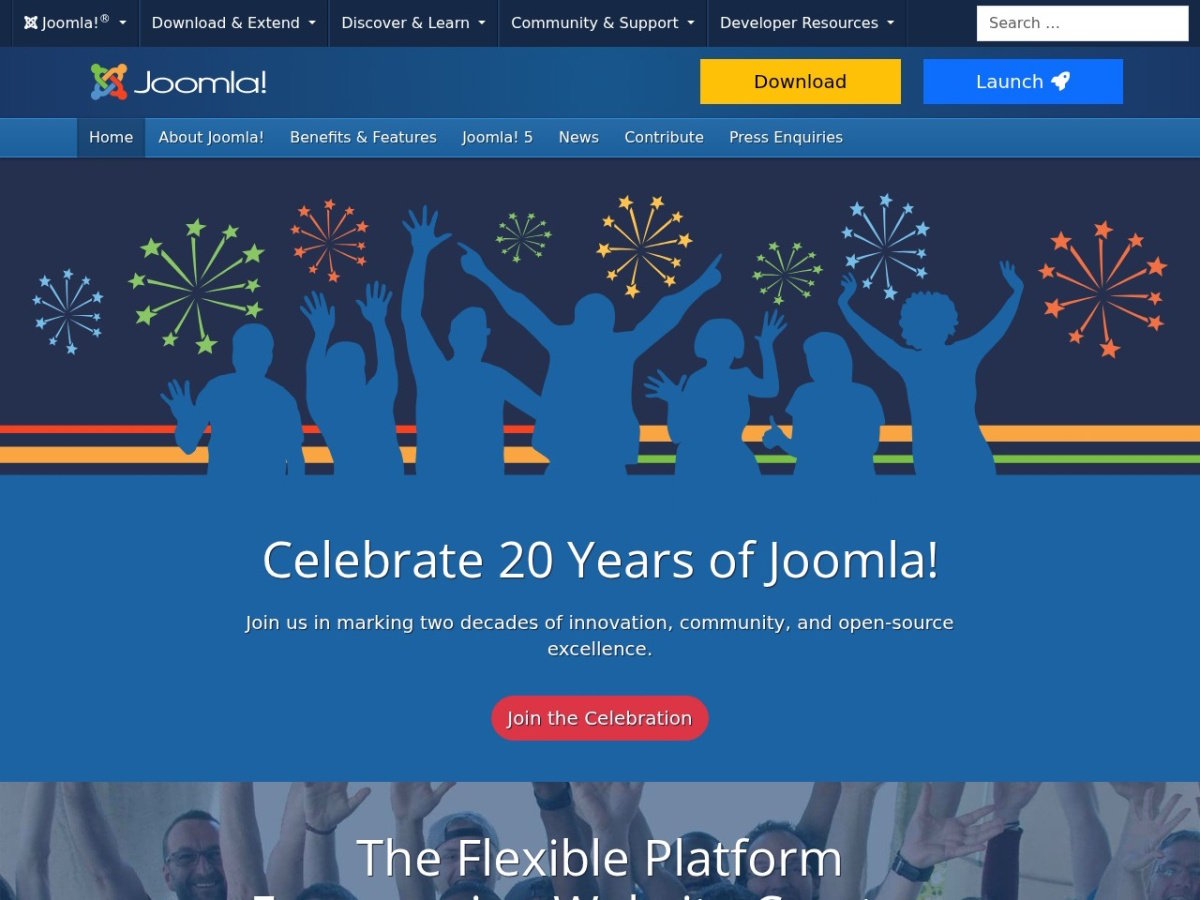 joomla.org screenshot preview