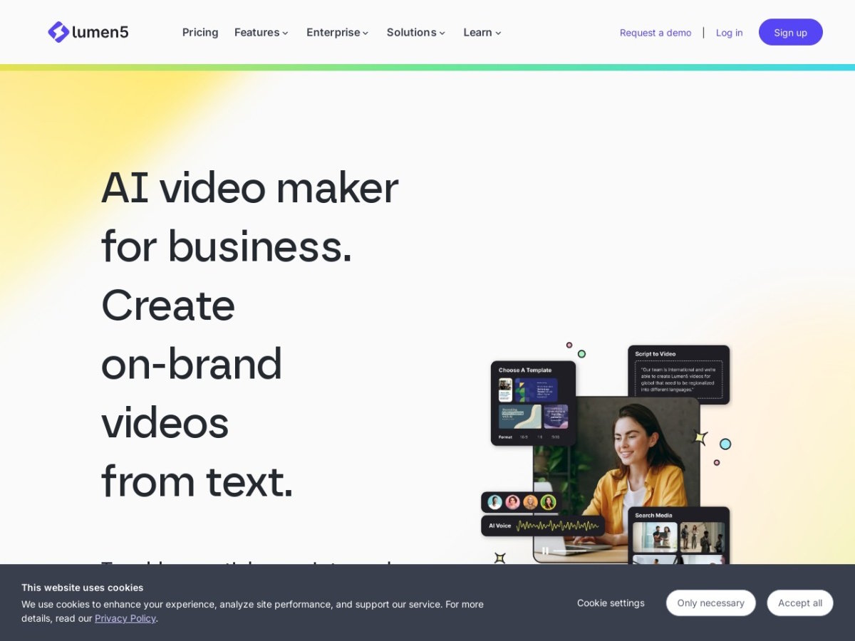 lumen5.com screenshot preview