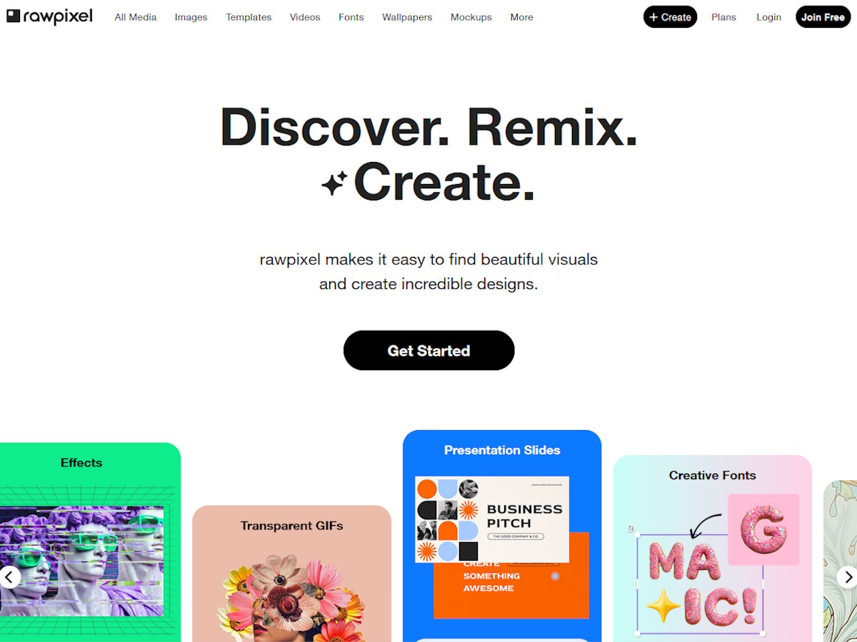 rawpixel.com screenshot preview