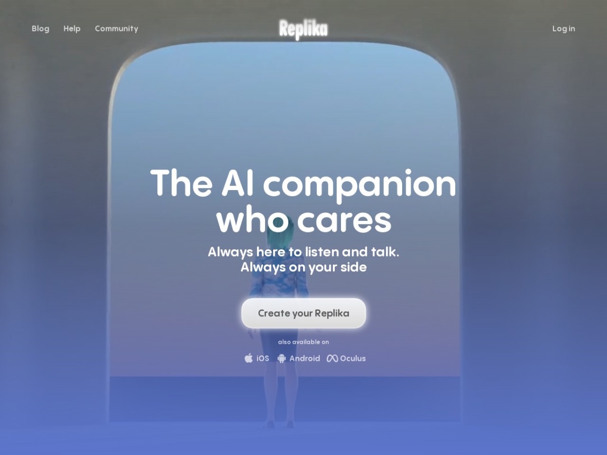 replika.ai screenshot preview