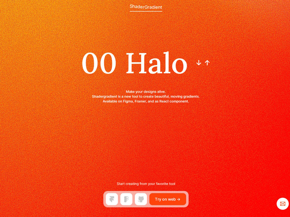 shadergradient.co screenshot preview