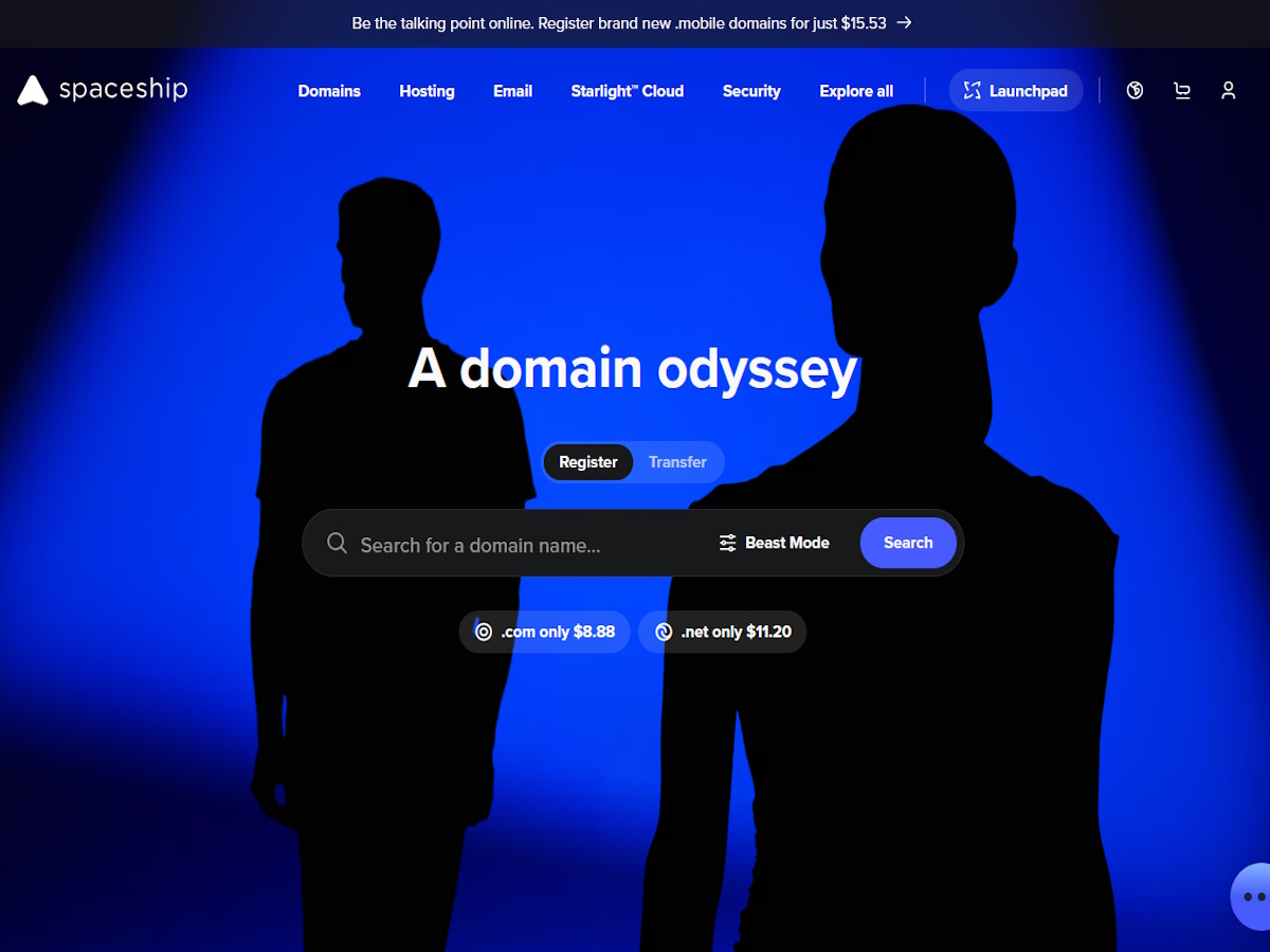 spaceship.com screenshot preview
