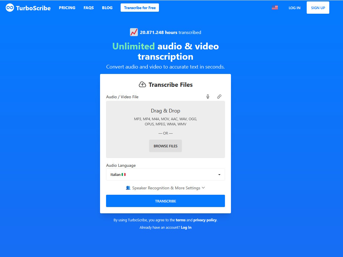 turboscribe.ai screenshot preview